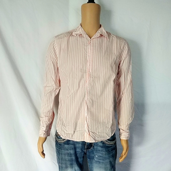 Frank & Eileen Paul Striped Button Down Shirt - Picture 1 of 8